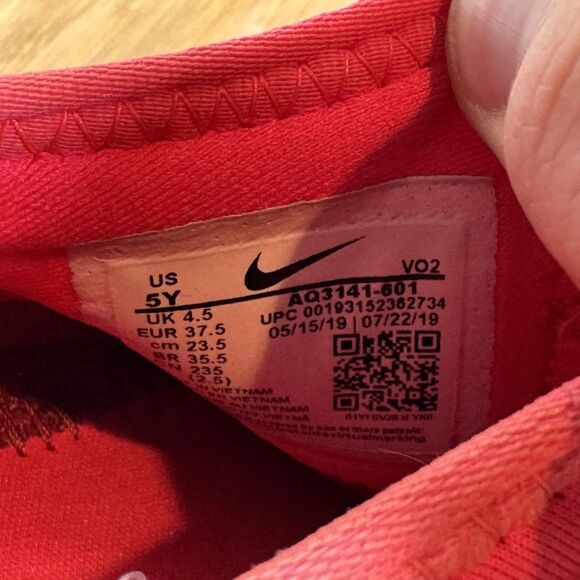 Nike Joyride Nova (GS) Slip-On Red/Black AQ3141 601 Size 5Y / 6.5 Women's‎ Shoes - Picture 8 of 8